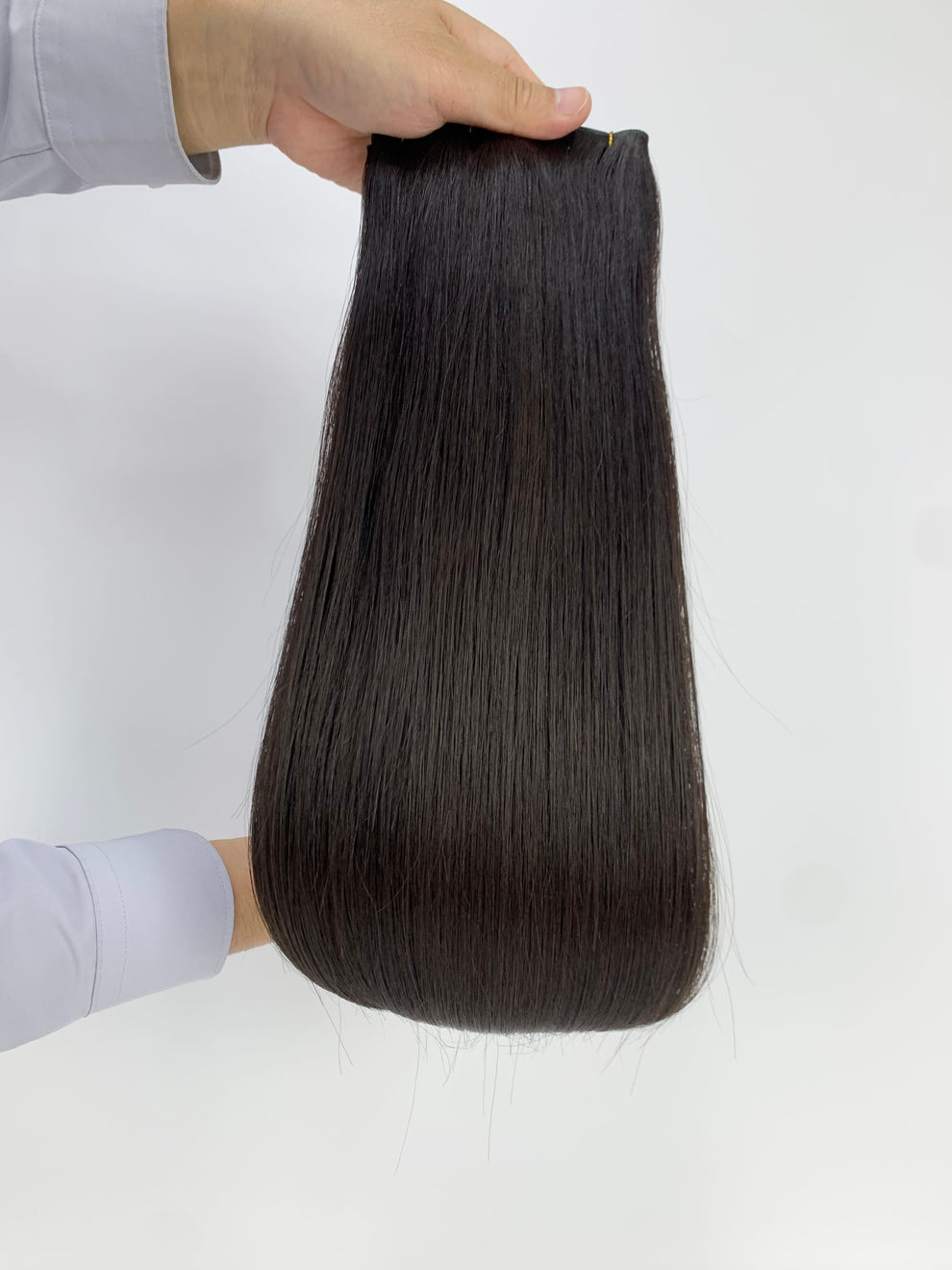 Genius Weft Hair Extensions in Natural Color, straight texture